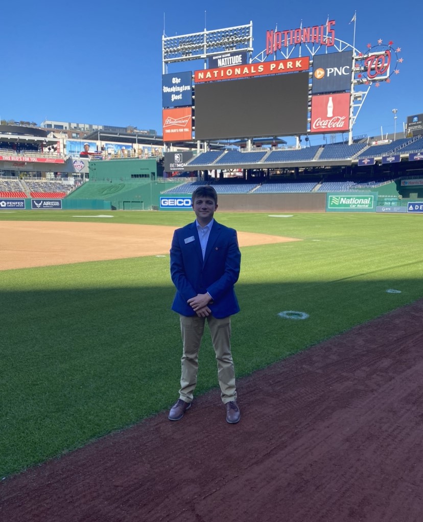 Illustration of myself at the Washington Nationals Ballpark